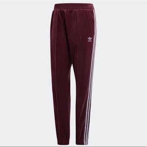 Adidas Velour Track Pants- Medium